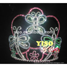 Fetiche de fantasia noiva de borboleta coloridas tiaras de cristal à venda